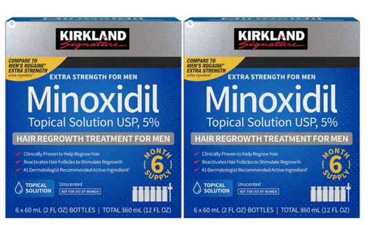 Minoxidil Kirkland Original 5% - Pack 12 meses