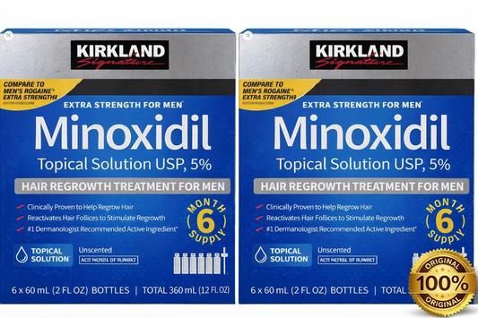 Minoxidil Kirkland Original 5% - Pack 12 meses